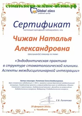 Зеленое яблоко