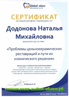 Зеленое яблоко