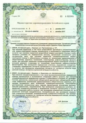 Диспансер алтайская краевая клиническая психиатрическая больница им. Ю.К. Эрдмана