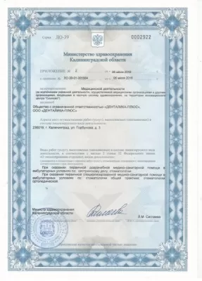 Денталика плюс