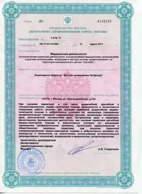 Детская поликлиника Литфонда