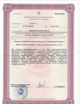 Глазная хирургия Расческов