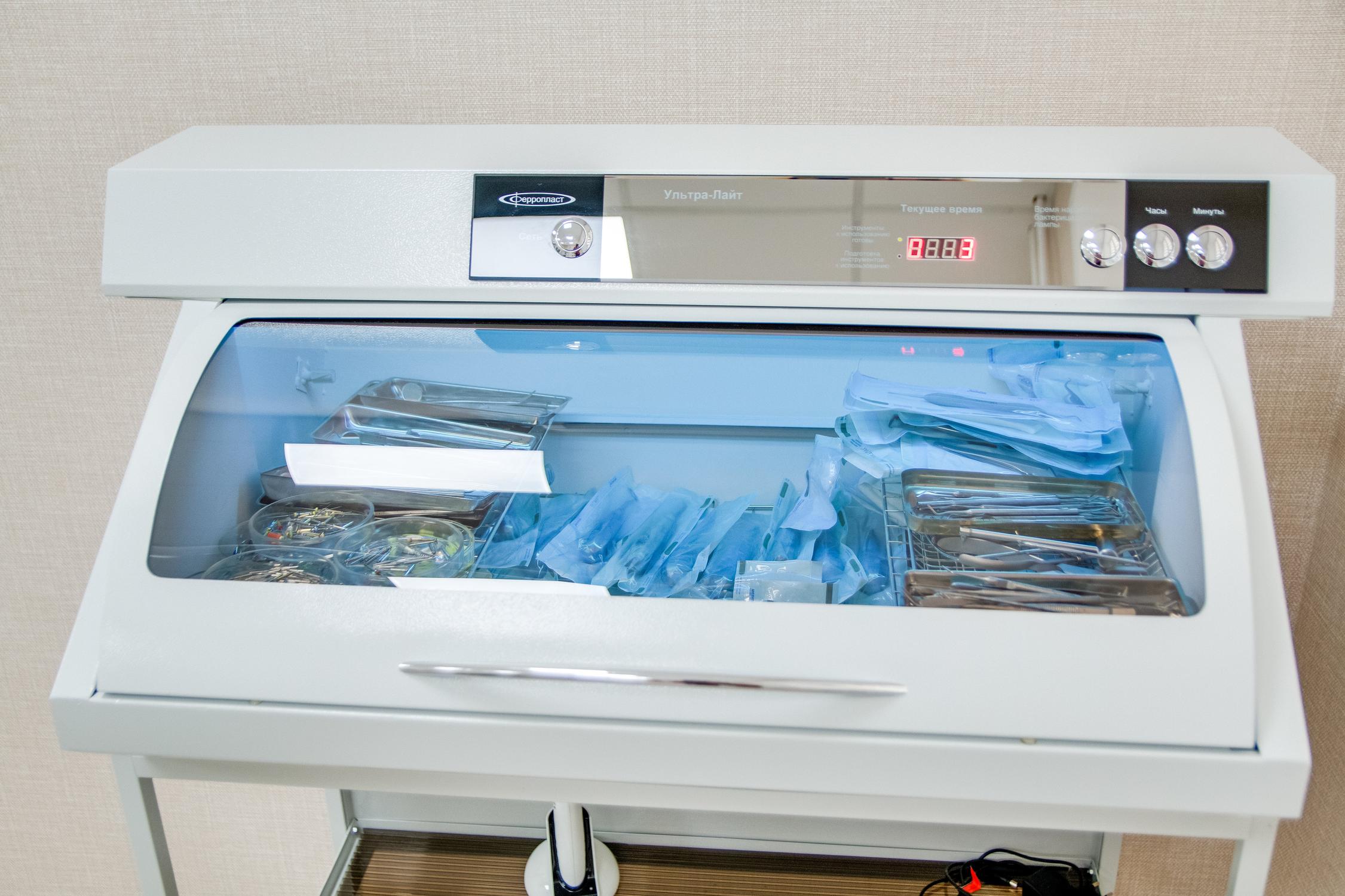 шкаф для хранения стерильных инструментов