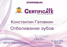 Гатовкин Константин Сергеевич