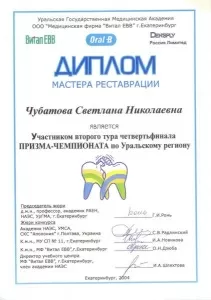 Чубатова Светлана Николаевна