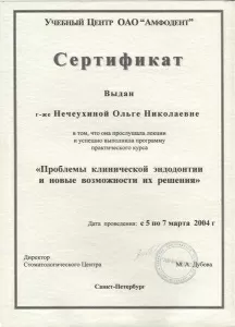 Нечеухина Ольга Николаевна