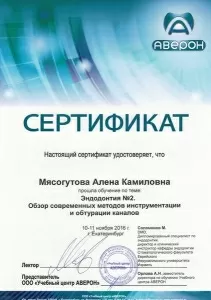 Мясогутова Алена Камиловна