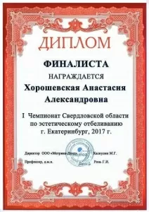 Хорошевская Анастасия Александровна