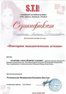 Шишкина Аксана Николаевна