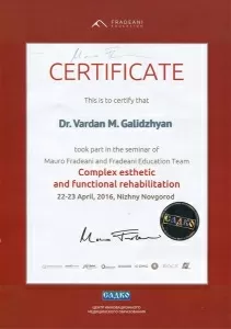 Галиджян Вардан Мкртычович