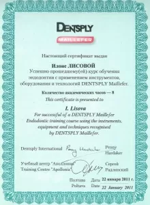 Лисова Илона Сергеевна