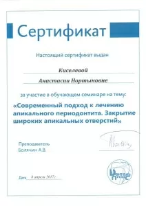 Киселёва Анастасия Нортыновна