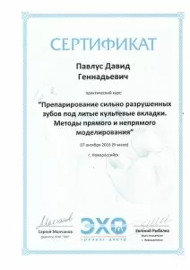 Павлус Давид Геннадьевич