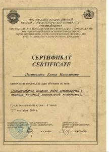 Пестрякова Елена Николаевна