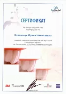 Ковальчук Ирина Николаевна