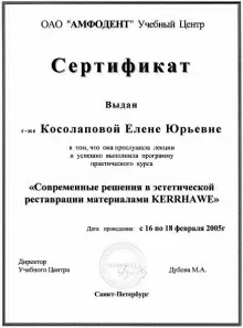 Косолапова Елена Юрьевна