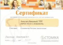 Садовничая Татьяна Анатольевна