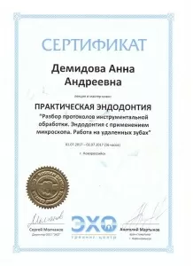 Демидова Анна Андреевна