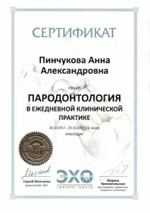 Пинчукова Анна Александровна