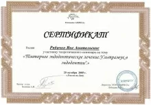Рябичко Яна Анатольевна