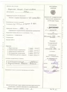 Саргсян Наира Саркисовна