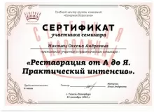 Никонец Оксана Андреевна