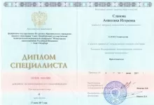 Сланова Анжелика Игоревна