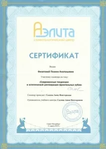 Филатова Полина Анатольевна