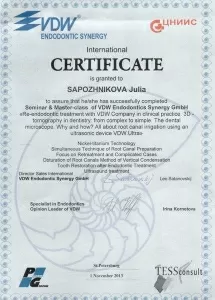 Сапожникова Юлия Николаевна