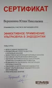 Вершинина Юлия Николаевна