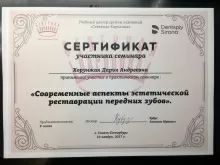 Хорунжая Дарья Андреевна