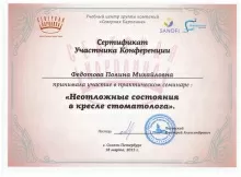 Федотова Полина Михайловна