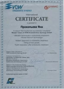 Прокопьева Яна Владимировна