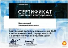 Шаяхметова Эльвира Ильшатовна