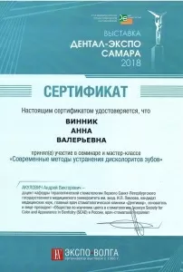 Винник Анна Валерьевна