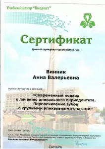 Винник Анна Валерьевна