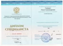 Сыморот Ольга Александровна