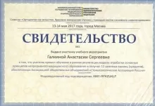 Галкина Анастасия Сергеевна