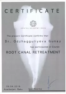 Оджаггулиева Гюнай Эльхан Кызы