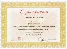 Гаспарян Элиза Артуровна