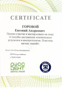 Горовой Евгений Андреевич