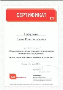 Габулова Елена Константиновна