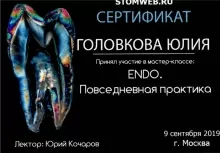 Головкова Юлия Николаевна