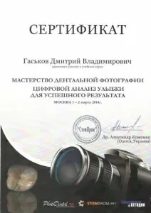 Гаськов Дмитрий Владимирович