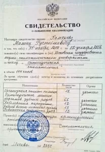 Хамхоев Малик Русланбекович