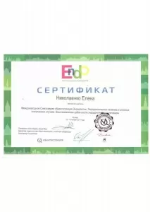 Николаенко Елена Витальевна