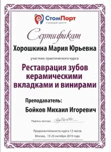 Хорошкина Мария Юрьевна