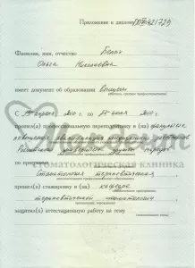 Белых Ольга Николаевна