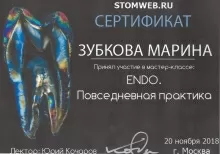 Зубакова Марина Николаевна