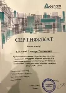 Козлова Эльмира Рашитовна